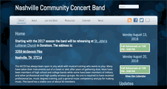 Desktop Screenshot of nashccband.org