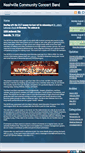 Mobile Screenshot of nashccband.org